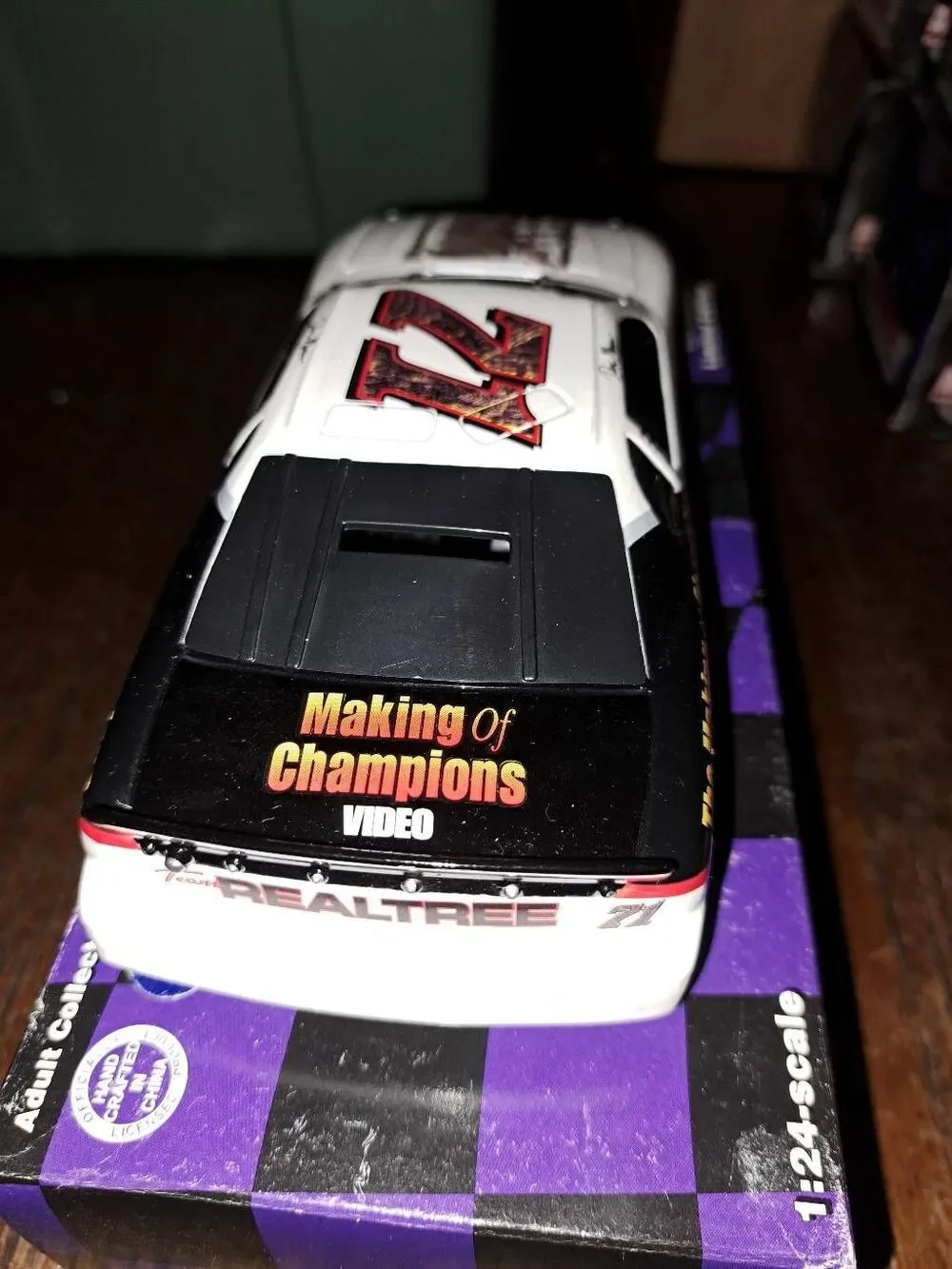 Vintage 96 Action Platinum Collectibles Dave Marcis Die Cast Nascar Race Car